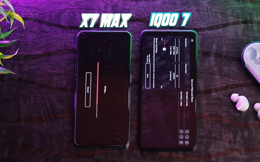 Realme X7 Max vs iQOO 7 In Hindi